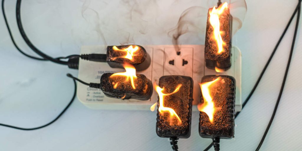 what causes an electrical fire